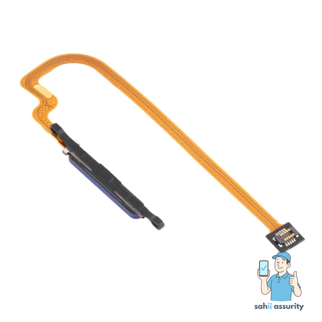 Fingerprint Sensor with Flex Cable for Xiaomi Poco M3 Blue thumbnail